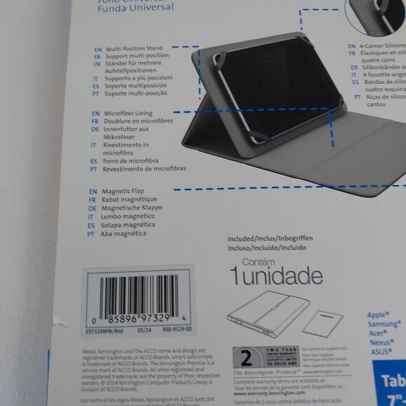 Kensington Technology Trapper Keeper Universal Case for 8in Tablets K97329WW NEW - Picture 6 of 7